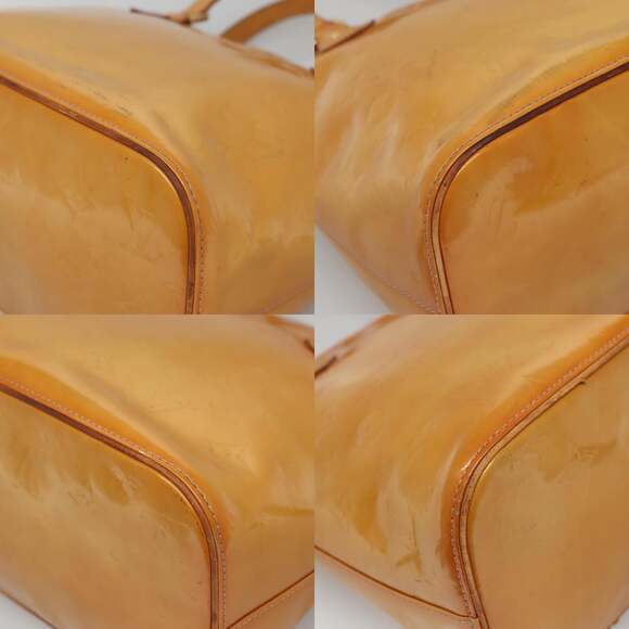 LOUIS VUITTON Monogram Vernis Houston Hand Bag Beige M91004 - Picture 10 of 12